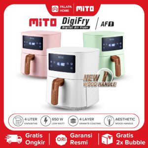 MITO AF1 Digital Air Fryer Low Watt | Airfryer Mitochiba Digifry AF 1 | Friyer / Frayer