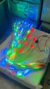 Dây led nháy đuổi 1M trang trí ô tô. Điện 12v và 24v
