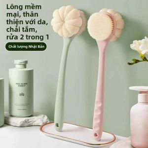 Bàn Chải Tắm Hai Mặt Đế Dài Lông Mềm