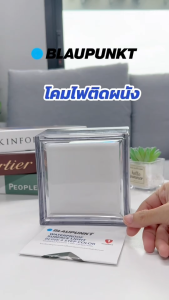 BLAUPUNKT โคมไฟกันน้ำตกแต่งผนัง 9W เลือกได้ 3 แสง IP65 Waterproof Surface Light รับประกัน 1 ปี