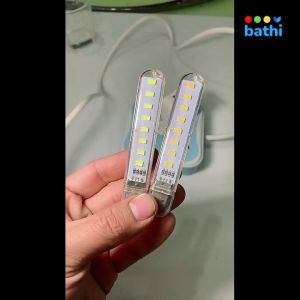 Lampu Baca Terang Portable 8 LED Mini USB Lights12W 5V SMD-573