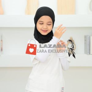 [ Ruffle 3 Layer ] Handsock Budak Moscrepe Ironless