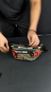 Tas Selempang Pria Wanita Army Waterproof Polo Amstar Tas Pinggang Waistbag