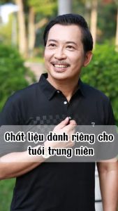 Áo thun polo nam THÁI KHANG vải thun lạnh mặc cực mát co dãn 4 chiều APOLO54