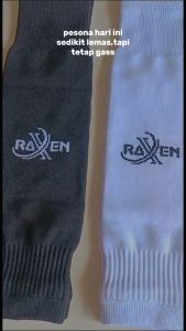 RAXEN - Kaus Kaki Olahraga / Kaos Kaki Sambung Sepak Bola Futsal Dewasa / Leg Sleeve Sport Sock
