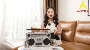 TẶNG USB VÀ BĂNG - Đài Radio Cassette Nhật Bản ANTRA AT-777 Nghe Nhạc Thẻ Nhớ USB Kết Nối Bluetooth Sóng AM/FM/SW