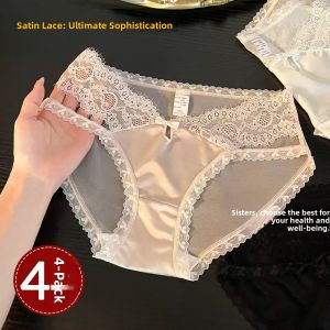 CUNXU | Seductive Low Waist Triangle Panties 4 Pieces