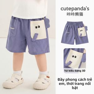 CUTEPANDAS | Quần Short Bé Trai Cotton Nhẹ