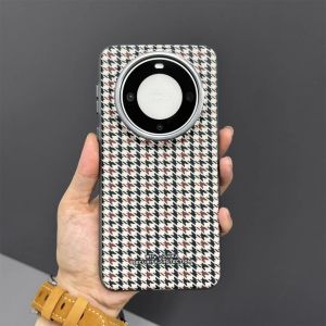 Birds Eye Pattern Huawei Mate60 Pro+ Full Cover Shockproof Silicone Protective Case Magnetic Wireless Charging Compatible Mate50 Mate40/50 pro