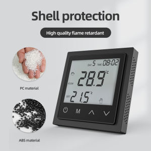 เครื่องทำความร้อนสำหรับพื้น MH-1828B 16A เครื่องทำความร้อนไฟฟ้า3A หม้อไอน้ำหัวกระตุ้นอุณหภูมิความร้อนของน้ำ