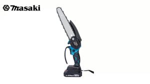 MASAKI เลื่อยไฟฟ้าไร้สาย เลื่อยไฟฟ้า เลื่อยโซ่ 6 นิ้ว 188V