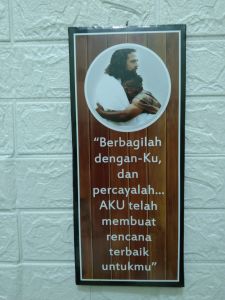 Hiasan dinding A4 pjg-Berbagilah