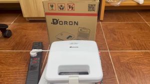 Máy nướng bánh mì DORON 750W gia nhiệt kép 2 mặt chống dính telfon siêu bền