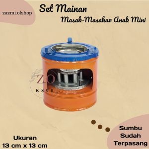 Kompor Mainan Anak Mini/Mainan Masak-Masakan Anak (Free sumbu)