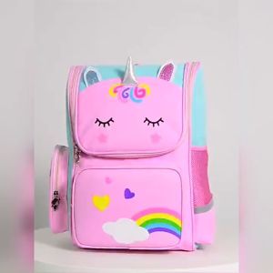 Kid Children School bag Kindergarten Zipper Multi-pocket backpack bag beg sekolah