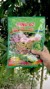 Phân bón vi lượng DINO 02 KÍCH BÔNG XOÀI Điền Nông – Kích Ra Hoa Kéo Cựa Gà Ra Hoa Đồng Loạt Chống Chai Đầu Đọt Chống Nghẹn Hoa Đen Bông (Gói 1Kg)