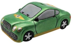 เด็ก DIY สี 4S Store รถ สีขาว ของเล่นตุ๊กตาเซรามิคภาพวาดกล่องเงิน < Ne1> แม่พิมพ์บรรจุสี