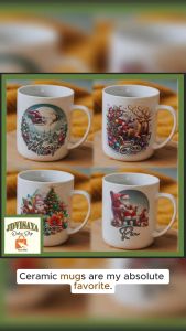 Personalized Mug Christmas Design with Customized Name / Name Mug comes with a box sold per piece - Coffee Mug