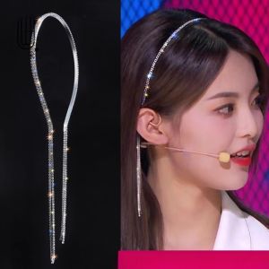 Elegant Pearl Hairband Womens Fashionable Fine Rhinestone Fairy Style New 2024 Trendy Hair Accessories Korean Style U807