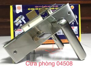 [chính hãng] 04508 Khoá cửa phòng cao cấp Việt Tiệp dài 200mm dùng cửa gỗ sắt hộp 4x8cm  - Bảo hành 2 năm