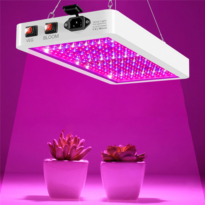 EU/US/UK Plug Full Spectrum LED Plant Grow Lamp 1000W/2000W Hydroponic ...