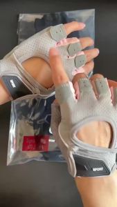Mens and Womens Cycling Anti Slip Gloves Breathable and Wear-resistant Outdoor Sports Gloves Gym Exercise Wristband Covers