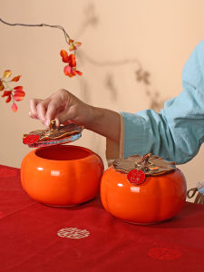Pumpkin Decoration Good Luck Housewarming Gift Simple Style High Aesthetic Value Moving in Celebration Creative Gift Box