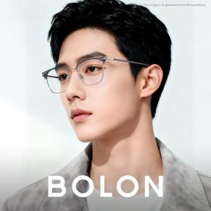 BOLON | Men Fashion Eyebrow Optical Glasses Frame Anti-Blue Light Lens Compatible