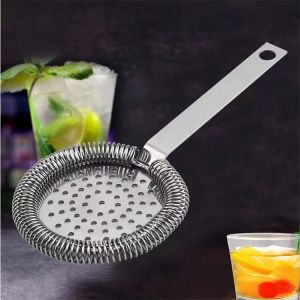 Saringan Koktail Stainless Bar Shaker Pisahkan Saringan Minuman Stainless Bar Cocok untuk Cocktail