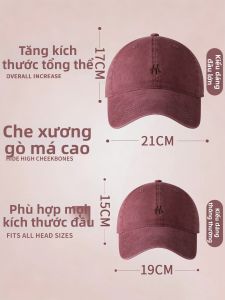 CKZUI | Large Brim Face-Slimming Pink Baseball Cap