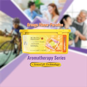 NEUTROVIS Aromatherapy Series 5-in-1 Biodegradable Concentrated Detergent Laundry Pods (12g x 25s) – Orange Flower Paradise