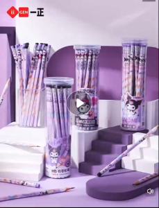 Sanrio 12pcs Pencils HB 2B Hexagonal Pencil Writing Pencil Sketching Pen