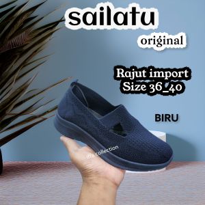 sepatu rajut import sailatu sol warna L6 terbaru redy