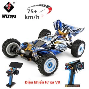 Xe Điều Khiển Từ Xa WLtoys 1/12 124017 Động Cơ Không Chổi Than Tốc Độ Cao 75KM/H 4 Bánh Dẫn Động Xe Điện Drift Điều Khiển Từ Xa 2.4G Tốc Độ Tối Đa 55KM/H Dành Cho Độ Tuổi Từ 14 Trở Lên