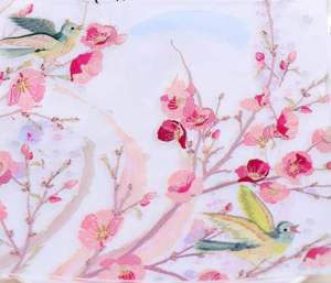 Party Napkin / Serviette (Paper) - Colour Floral Bird Print [NSP036]