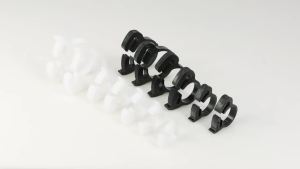 5pcs Plastic Hose Clamps Black 10.4mm ~ 69mm Spring Cramp Fuel Air Tube Fitting Fastening Buckles Use To Water Pipe Strong Clip