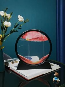 [LOẠI TO] Tranh Cát Chảy Chuyển Động 3D Trang Trí Hình Tròn Cực Chill DECOR TRANG TRÍ NHÀ CỬA PHÒNG KHÁCH BÀN LÀM VIỆC