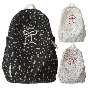 MOJOYCE Mens Backpack with Bright Floral Print Lightweight and Spacious School Bag for Teen Students Ideal for Travel and School