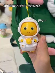 Nailong Dino Berubah Wajah Mainan Nailong Dino Kuning Spin Head Ornamen Model Dekompresi Penghilang