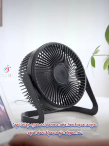FX WIND - Kipas Angin USB Portable / Mini Fan A18 / Bahan Besi/Plastik - kipas angin minimalis - mini fan - kipas angin meja kantor - kipas angin meja belajar - kipas angin portable - mini fan murah