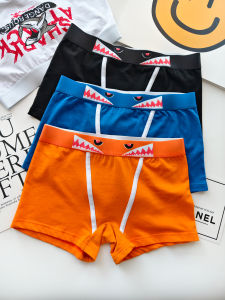 Antibacterial Pure Cotton Womens Printed Boxer Shorts Comfortable Breathable mid Waist Design Sporty Style Four Corner Underwear