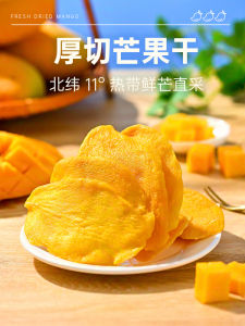 XueJi Roasted Snacks Thick Sliced Mango Dried Fruit 88g*2 Bags Tropical Fruit Dry Goods 138 Yuan for 10 Pieces Snack