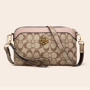 Fashionable Large Capacity Clutch Bag Womens Wallet Mobile Phone Bag Moms Style Handbag Long Wallet with Multiple Compartments
