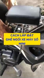 Ghế ngồi xe máy số inox GHẾ ĐÔN SỐ INOX MINI NHỎ GỌN