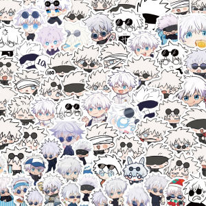 Bandai | 100 Chiếc Q-Version WuTiaoWu Graffiti Dán Thẩm Mỹ DIY Đề Can Cho Điện Thoại Và Túi Du Lịch Sáng Tạo Hoạt Hình Quà Tặng Đồ Chơi