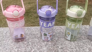 New Design Cute 780ML Large Sport Water Bottle Portable Plastic Outdoor Camping School 2 Head -KUROMI MELODY CINNAMOROLL  ✅✅✅✅✅✅**** PRINTING CUSTOM LOGO AVAILABLE *****✅✅✅✅✅✅