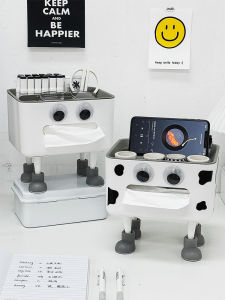 กล่องเก็บกระดาษที่มีฟังก์ชันหลายอย่าง กล่องเก็บกระดาษสำหรับโต๊ะกาแฟแบบเรียบง่ายสำหรับใช้ในบ้าน กล่องเก็บกระดาษแบบจับคู่สำหรับเตียงหลายชั้น กล่องเก็บกระดาษแบบมีสไตล์ระดับไฮเอนด์