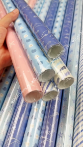 [10 rolls]  -Sea Story-  White Kraft DIY Gift Wrapping Paper Present packing Party decorate Birthday Christmas