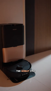 Airbot X40 Ultra | Robot Vacuum AI-Powered Auto Washing Mop Auto Empty Dust Bin Hot Air Mop Drying Rotating Mop LiDar Smart Robotic Vacuum Cleaner iLife Ai Camera