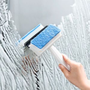 Easy Clean Window Screen Brush No Disassembly Required Glass Cleaning Diamond Mesh Special Brush Home Use Plastic Material